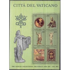 Искусство Ватикан 1983, Древняя культура, скульптура, блок (зеленый)