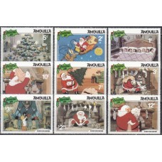 Дисней Ангилья 1981, Рождество Сочельник, серия 9 марок
