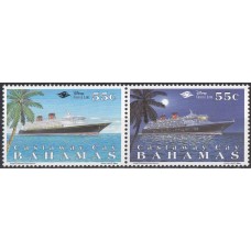 Дисней Багамские острова 1998, Круизный лайнер Disney, сцепка из 2х марок