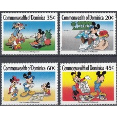 Дисней Доминика 1989, Очарование Голливуда, серия 4 марки
