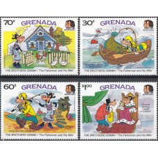 Дисней Гренада 1985, Братья Гримм, серия 4 марки