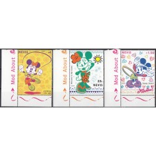 Дисней Невис 1994, Спортивные игры Микки Мауса, серия 3 марки