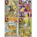 Дисней Руанда 2005, Мультфильмы Диснея, комплект 10 малых листов 6 блоков с зубцами