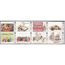 Дисней Сьерра Леоне 1991, Герои Диснея и Рождество, серия 8 марок