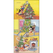 Дисней Сьерра Леоне 1992, Рождество, комплект 3 блока Mi: 201-203