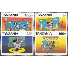 Дисней Танзания 1991, Микки Маус - актёр, серия 4 марки