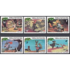Дисней Тёркс и Кайкос 1981, Сказки Дядюшки Римуса Песня Юга, серия 6 марок