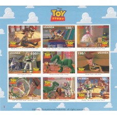 Дисней Уганда 1997, История игрушек, малый лист №2