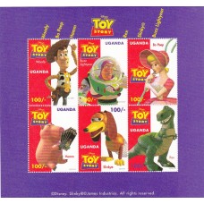Дисней Уганда 1997, История игрушек, малый лист №1
