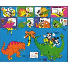Дисней Уганда 1993, Микки и динозавры, полная серия