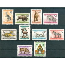 Фауна Венгрия 1961, Зоопарк тигр слон медведи, полная серия