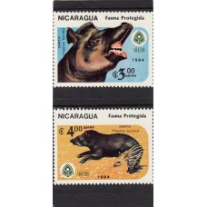 Фауна Никарагуа 1984, Тапир 2 марки