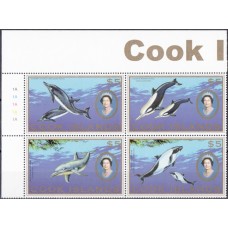 Фауна Кука острова 2007, Дельфины серия 4 марки сцепка
