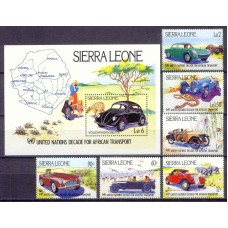 Фауна Сьерра Леоне 1984, Фауна Африки, Машины Сафари, полная серия