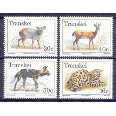 Фауна Транскей 1988, Животные Африки серия 4 марки