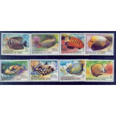 Фауна Заир Конго 1980, Коралловые рыбы, серия 8 марок