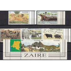 Фауна Заир Конго 1982, Дикие животные Африки, полная серия