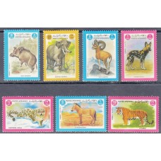 Фауна Афганистан 1984, Охраняемые животные Афганистана, серия 7 марок