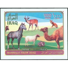 Фауна Ирак 2001, Домашний скот, Лошади собака верблюд, блок без перфорации