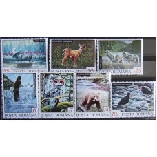 Фауна Румыния 1992, Дикие животные серия 7 марок
