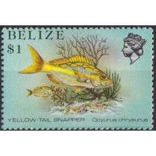 Рыбы Белиз 1984, Фауна моря Рыбы Кораллы, марка Mi: 741