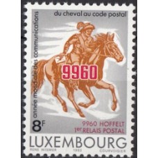 Фауна Люксембург 1983, Конный почтальон История почты, 1 марка