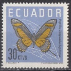 Фауна Эквадор Бабочки 1 марка