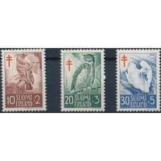 Фауна Финляндия 1956, Птицы полная серия (редкий)