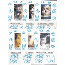 Фауна Тыва 2001, Собаки полная серия в люкс-блоках (редкая)