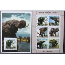 Фауна Гвинея 2002, Слон, полная серия