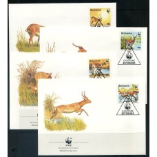 Фауна Ботсвана 1988, WWF Антилопа КПД полный комплект
