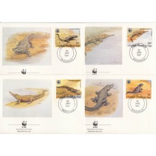 WWF Крокодилы Конго 1987. полный комплект