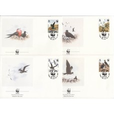 WWF Вознесения остров 1990 Фрегат птица