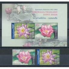 Флора Австралия 2002, Цветки лотоса, полная серия