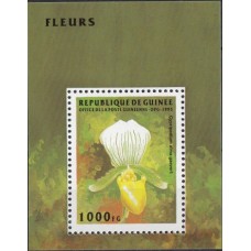 Флора Гвинея 1995, Цветы Орхидеи блок Mi: 497