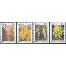 Флора Лаос 1996, Цветы Орхидеи полная серия