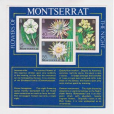 Флора Монсеррат 1977, Ночные цветы, блок
