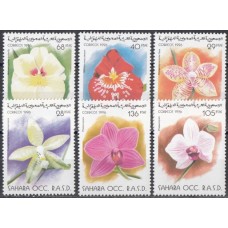 Флора Сахара 1996, Цветы Орхидеи серия 6 марок