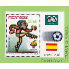Футбол Мозамбик 1982, ЧМ Испания-82 Mi: блок 13, ОШИБКА ПЕЧАТИ