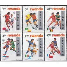 Футбол Руанда 1990, ЧМ Италия-90, полная серия