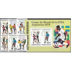 Футбол Того 1978, ЧМ Аргентина-78, полная серия без зубцов