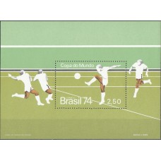 Футбол Бразилия 1974, ЧМ ФРГ-74 блок Mi: 34