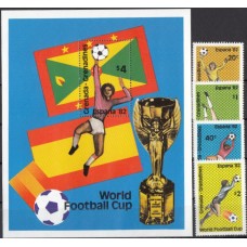Футбол Гренада Гренадины 1981, ЧМ Испания-82 полная серия