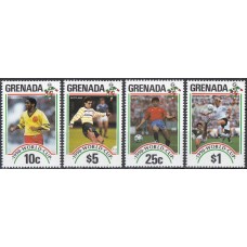 Футбол Гренада 1990, ЧМ Италия-90, серия 4 марки