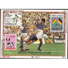 Футбол Боливия 1989, ЧМ Италия-90 блок 178 