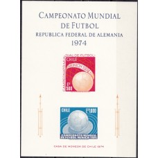 Футбол Чили 1974, ЧМ ФРГ-74 блок КАРТОН