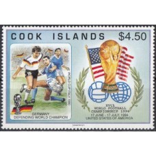 Футбол Кука острова 1994, ЧМ США-94 марка Mi: 1403