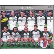 Футбол Таджикистан 2000, ЧЕ Бельгия - Нидерланды-2000, малый лист Сборная Словении