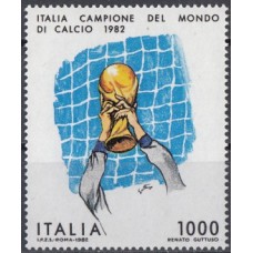 Футбол Италия 1982, ЧМ Испания-82 марка Mi: 1810