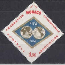 Футбол Монако 1964, 60 лет ФИФА, марка Mi: 794